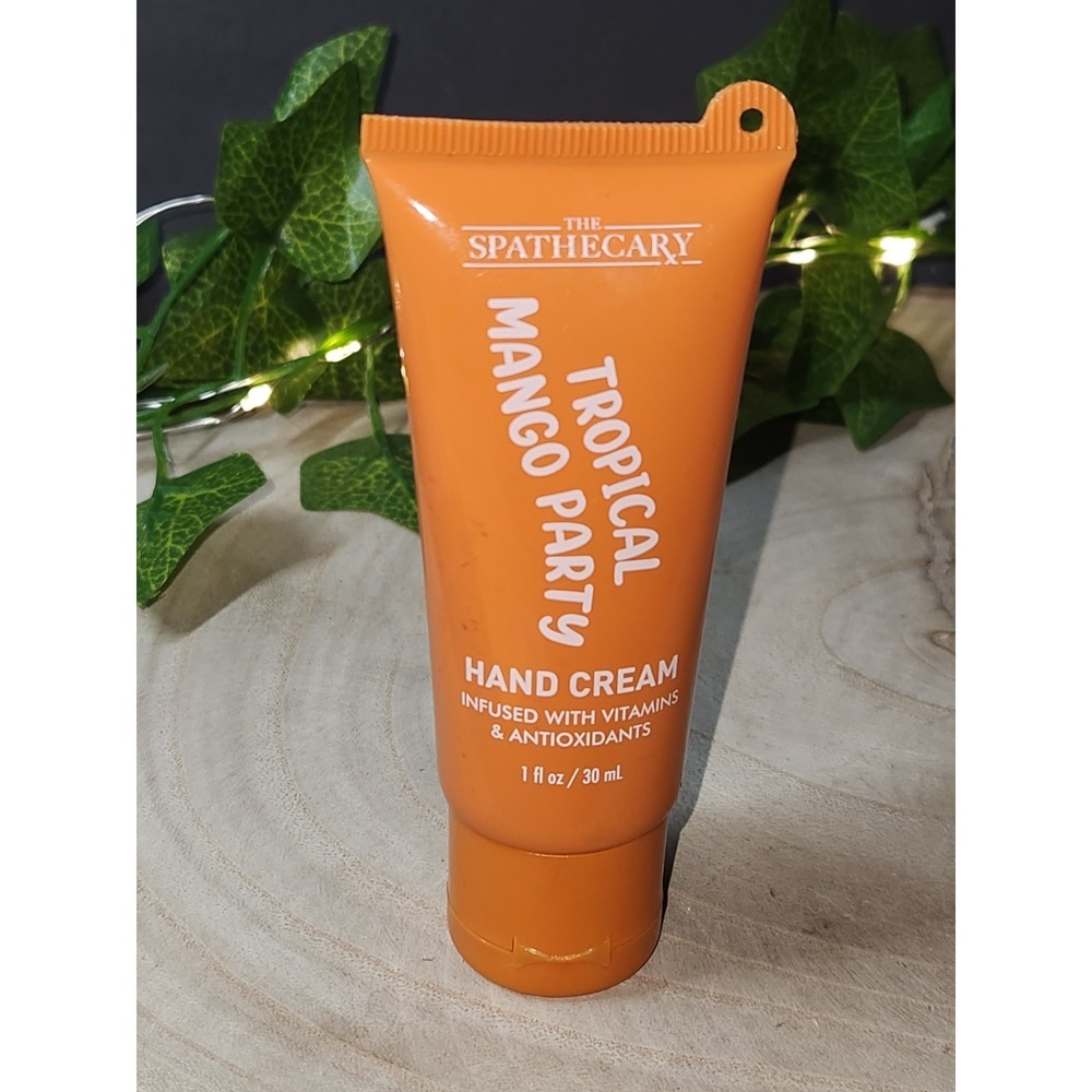 The Spathecary Tropical Mango Scented Hand Cream Moisturizer 1 fl oz 30 mL